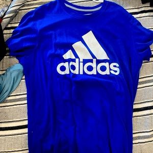 Blue adidas T shirt XL